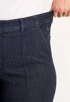 Cellbes of Sweden Vida jeans med sydda pressveck Mia Mörkblå Denim Online