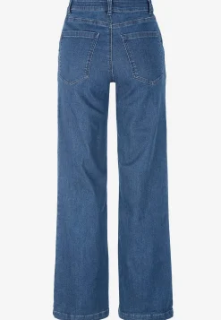 Cellbes of Sweden Vida jeans med sydda pressveck Mia Mellanblå Denim Online