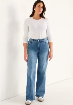 Cellbes of Sweden Vida, långa jeans med hög midja Renata Ljusblå / Denim Sale