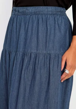 Cellbes of Sweden Volangkjol i denim Outlet