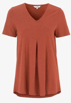 Cellbes of Sweden V-ringad trikåtopp Rost Sale