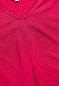 Cellbes of Sweden V-ringad trikåtopp Mörkrosa Clearance