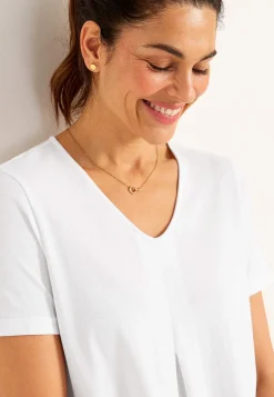 Cellbes of Sweden V-ringad trikåtopp Vit Online