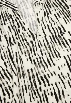 Cellbes of Sweden V-ringad trikåtunika Offwhite / Svart / Mönstrad Online