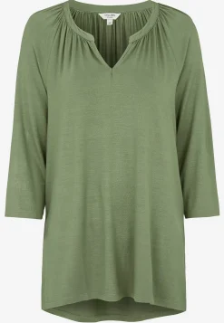 Cellbes of Sweden V-ringad trikåtunika Khakigrön Best