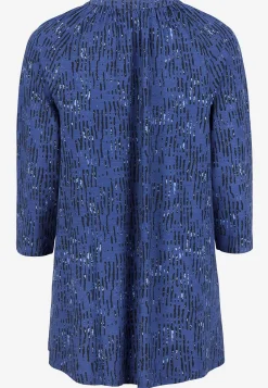 Cellbes of Sweden V-ringad trikåtunika Blå / Mönstrad Hot