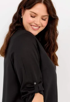 Cellbes of Sweden V-ringad tunika i två längder Svart Best