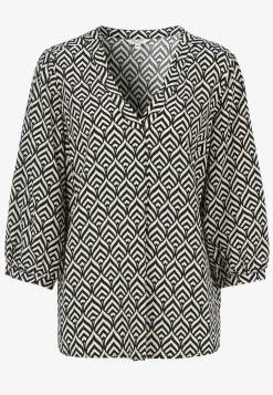 Cellbes of Sweden V-ringad, vävd blus Best