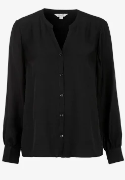 Cellbes of Sweden Vävd blus med knappar Svart Sale