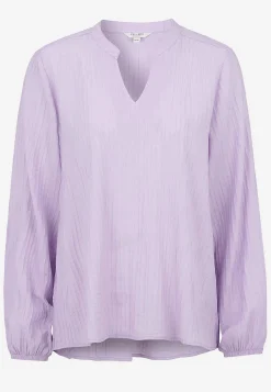Cellbes of Sweden Vävd blus med struktur Ljuslila Hot