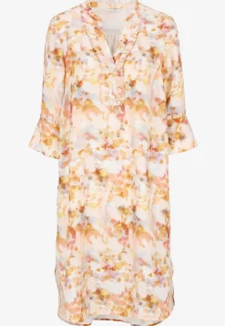 Cellbes of Sweden Vävd klänning med fickor Orange / Mönstrad Sale