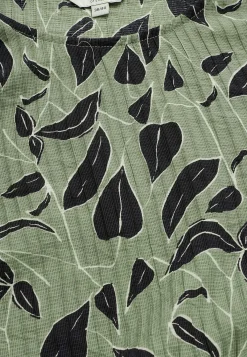 Cellbes of Sweden Vävd klänning med struktur Svart / Grön / Mönstrad Outlet