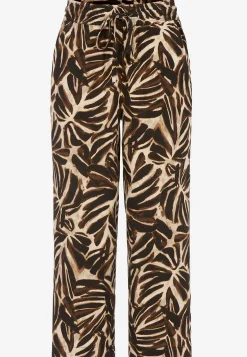 Soyaconcept Vävd, mönstrad byxa Brun / Mönstrad Best