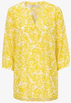 Cellbes of Sweden Vävd, mönstrad tunika Gul / Mönstrad New