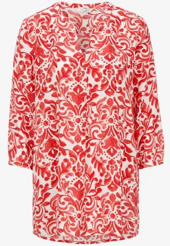 Cellbes of Sweden Vävd, mönstrad tunika Korall / Mönstrad Sale