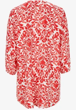 Cellbes of Sweden Vävd, mönstrad tunika Korall / Mönstrad Sale