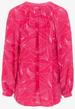 Cellbes of Sweden Vävd, mönstrad tunika Cerise / Mönstrad Discount