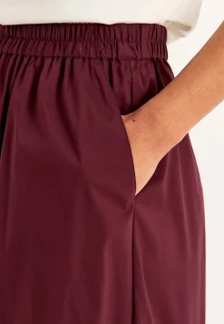 Cellbes of Sweden Vävd poplinkjol med fickor Sale