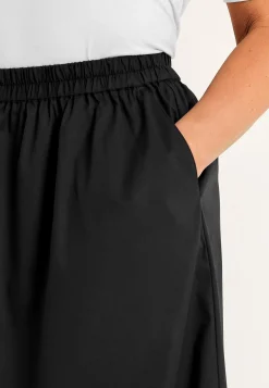 Cellbes of Sweden Vävd poplinkjol med fickor New