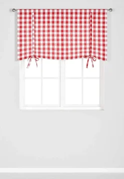 Cellbes of Sweden Vävd, rutig hissgardin Sale