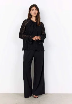 Soyaconcept Vävd spetsblus New