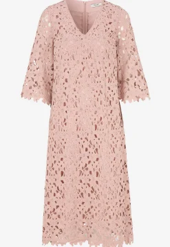 Cellbes of Sweden Vävd spetsklänning Gammalrosa Hot