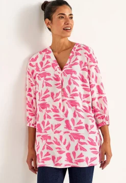 Cellbes of Sweden Vävd tunika Beige / Rosa / Mönstrad New