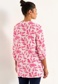 Cellbes of Sweden Vävd tunika Beige / Rosa / Mönstrad New