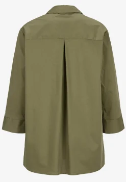 Cellbes of Sweden Vävd tunika i poplin Grön Hot