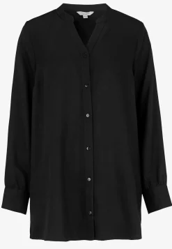 Cellbes of Sweden Vävd tunika med knappar Svart New