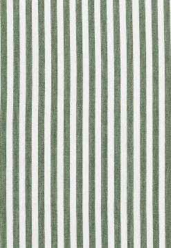 Cellbes of Sweden Vävda, randiga gardinlängder 2-pack Grön / Vit / Randig